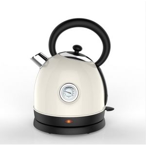 PS3018N2Tf, r&eacute;tro avec thermom&egrave;tre, cuiseur &eacute;lectrique 1850 W, cuiseur &eacute;lectrique en acier inoxydable 304, &eacute;clairage LED, capacit&eacute; 1,8 L, prise large, filtre d'eau, robinet, ajout d'eau, type - Neuf