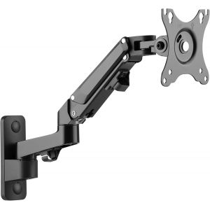 Support Mural Pour Moniteur S4411 Orientable Inclinable &Eacute;cran Pc 17-27" (43-69Cm) Bras Articul&eacute; Tv Lcd Led Incurv&eacute;e Vesa - Neuf