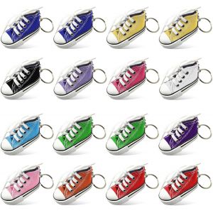 KAL-16 Pièces Porte-Clés Chaussures, Porte Clés De Chaussures De Sport, Porte-Clés Sneaker, Pour Clés, Voitures, Sacs A Main, Sacs A Dos - Neuf