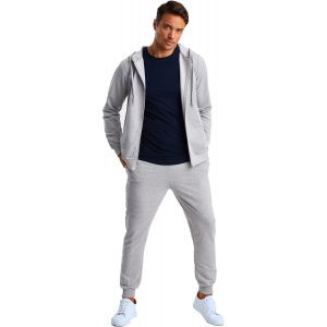 Asfasfq-Survêtement En Coton Pour Homme - Survêtement De Sport - Pantalon De Jogging - Veste De Survêtement Pour Homme - Neuf