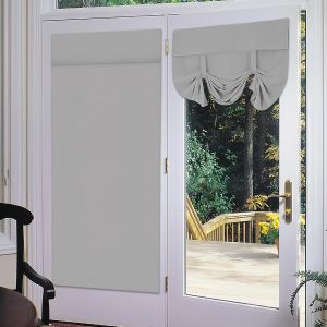 Chenquansarl-Rideaux De Porte Fran&ccedil;ais, 66 X 173 Cm, Rideau De Porte Avant Avec Bandage, Stores De Porte Fran&ccedil;ais, &Agrave; Coller Sur Des Rideaux, Rideaux De Porte Occultants, Intimit&eacute; Et Contr&ocirc;le De La Lu - Neuf