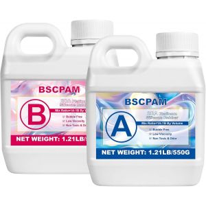 20a Silicone For Moulding, 1000 Ml Translucent Liquid Silicone, Mixing 1:1 Quick Drying Silicone Rubber For Moulding, Handmade Soaps, Candles, Resin Moulds - Neuf