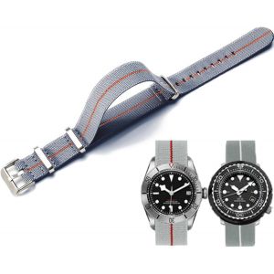 Bracelet De Montre Nylon Élastique 18mm 20mm 22mm Nato Style Militaire Balistiques Marine Parachute Réglable Nylon Tressé Tissu Bracelet Remplacement Band Pour Homme Femme.[U2840] - Neuf
