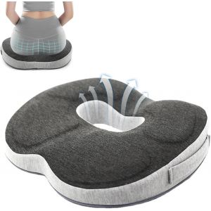 Anneau De Si&egrave;ge,Soulage La Sciatique Du Coccyx,Coussin De Chaise Ergonomique Pour Soulager La Douleur Pour Chaise De Bureau &Agrave; Domicile,Chaise De Jeu En Fauteuil Roulant De Voiture - Neuf