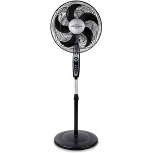Sf 0149 Ventilateur sur pied oscillant,pales de 40 cm,hauteur réglable,3 vitesses,60 W,noir - Neuf