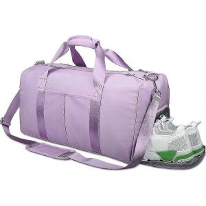 Valise De Sport,Sac De Sport Fitness,Sac Étanche Avec Compartiment À Chaussures,Sac De Voyage,Hommes Et Femmes,Léger (Violet) - Neuf