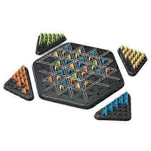 Jeu de société avec élastiques et triangles, apprentissage de la géométrie, concentration, entraînement logique, jeu d'échecs éducatif, jeu de stratégie, jouet pour tout-petits, garçons et filles, cadeau - Neuf