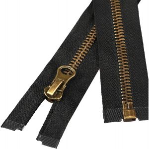 Mevronisshop-Fermeture &Eacute;clair, Fermeture Eclair Au Metre 75cm | Tirette De Fermeture &Eacute;clair Vintage En Laiton | Fermeture Eclair Blouson Pour Vestes Couture Manteaux - Neuf