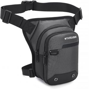 RFCBC-Sacoche de Jambe Moto Homme Imperméable Sac de Jambe Tactique Sacoche de Cuisse Moto Femme avec Sangle Réglable et Amovible, pour Moto, Cyclisme, Randonnée, Pêche - Neuf