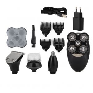 Rasoir Electrique Multifonction 4 En 1 Vgr, Rasoir Pour Barbe Et Cheveux, Eu 100-240 V - Neuf