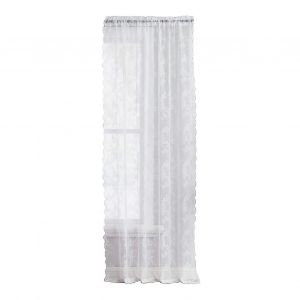 Rideau En Dentelle Transparent Universel Facile A Installer, Style Vintage Floral, Style Gothique, Pour Chambre A Coucher, Luxe, Filtrage De La Lumiere, Traitement De Fenetre - Neuf