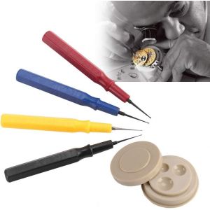 Kal-Huile De Montre Stylo, Professionnel Watch Oil Cup Ensemble Graisseurs Montres Outil Reparation Aiguille Lubrificateur Différente Pour Ouvriers Réparateurs Bande Horlogers Graisseur En Plastique - Neuf