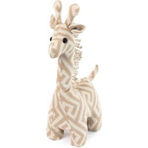 LETNERNY-Butée De Porte Lestée, Butée Lourde Remplie De Sable, Housse En Tissu Pour La Maison Ou Le Bureau (Girafe) - Neuf