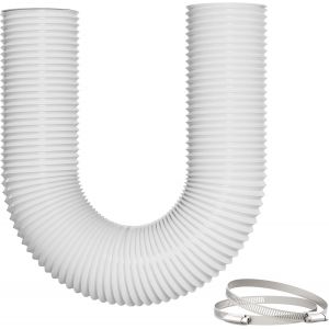 Gaine VMC Antidéchirure 75mm x 5m, 5 Couches Renforcées, Isolation Thermique et Acoustique, Longueur Réglable, Sans Odeur, avec Colliers - Parfait pour Ventilation et Tuyaux Sèche-Linge - Neuf