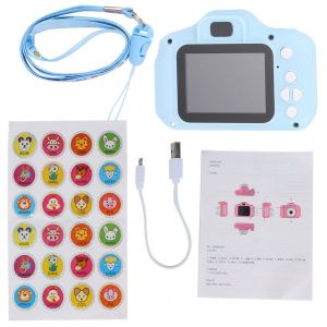 Camera jouet pour enfants, ecran 2 pouces, 1080p HD, securite, avec batterie (bleu) - Neuf