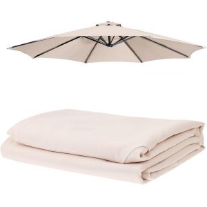 Letnerny-Housse De Parasol En Polyester 300 Cm - Protection Uv - 8 Nervures - Pour L'ext¿¿Rieur - Pour Parasol - (Toile De Parapluie Uniquement) - Neuf