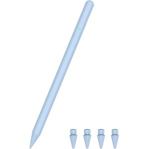 Stylet Pour Ipad 2018-2024, Charge Rapide Stylet Pour Ipad 10e Génération Avec Sensible À L'inclinaison Rejet De Paume, Pencil Avec Ipad Pro 13''/12,9''/11'', Ipad 10/9/8/7/6, Ipad Mini 6/5, Air 5/4 - Neuf