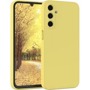 Sjzg-- Housse En Silicone Pour Galaxy A15 Housse Souple Antichoc Housse Pour Portable Avec Protection Pour Appareil Photo Fines Premium Protection Cover Tpu Phone Bumper En Jaune - Neuf