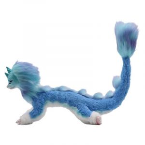 Simulation peluche animal dragon peluche souhaitant dragon poupée poupée dessin animé-bleu violet - Neuf