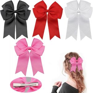 Shiba-Lot De 4 Pinces À Cheveux En Satin Avec N?Ud Pour Femme - Accessoires Pour Cheveux Pour Mariage, Fête D'anniversaire - Noir,[2 - Neuf
