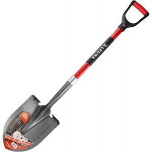 LETNERNY-Pelle De Jardinage À U Intensif - 25 X 29 X 105 Cm - Modèle Professionnel - Capacité Extra Forte Avec Manche En Fibre De Verre - Tête Forgée - Idéal Pour La Construction Et L'Agriculture - Neuf