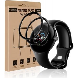 Kal-Lot De 2 Films De Protection D'écran En Verre Blindé Pour Google Pixel Watch 3 45 Mm, Ultra Fins, Résistants Aux Rayures, Anti-Salissure Hd Google Pixel Watch 3 45 Mm - Neuf