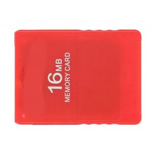 Carte M&eacute;moire 16 Mo Carte M&eacute;moire De Jeu Portable Haute Vitesse Robuste Et Facile &Agrave; Utiliser Pour Playstation 2red - Neuf