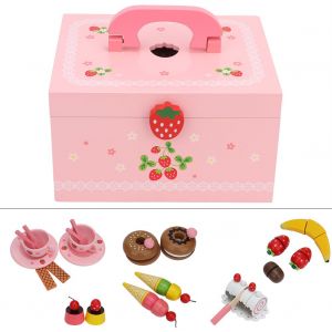 Gateau Aux Fraises Et Aux Fruits De Dessin Anime, Jeu De Role Amusant, Cadeau Pour Enfants - Neuf