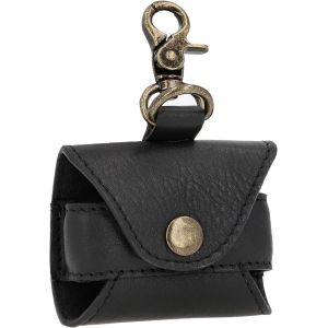 LETNERNY-Lanzo Distributeur De Sacs &Agrave; D&eacute;jections Canines En Cuir Noir - Neuf