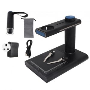 Microscope numerique sans fil, microscope d'inspection portatif 2 MP, 100-240 V, pour l'electronique, prise britannique - Neuf