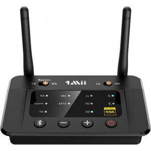 B03Pro Transmetteur Récepteur Bluetooth Avec Dac Audiophile,Aptx Hd,Adaptateur Audio Bluetooth 5.3 Longue Portée Pour Stéréo Domestique, Tv, Dual Link, Entrées/Sorties Rca Optiques 3,5 Mm[Z1942] - Neuf