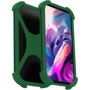 Protection Tablette 7 Pouces Enfant Silicone Universel Compatible Avec Tous Les Modeles De Tablettes 7" Antiderapant Resistant Protection Contre Les Chocs (Vert Fonc&eacute;)[Coq9129853] - Neuf