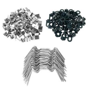 Accessoires de serre Paquet de 50 clips en verre Petites boucles de serre - Neuf