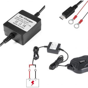 Gps Tracker Chargeur Batterie Auto Adaptateur De Chargeur De Voiture Entr&eacute;e 12-24 V Sortie 5V 1.5A C&acirc;ble De Charge Accessoire Traceur Gps Tk905,Tk905B,Tk915,Tk913,Tk935 - Neuf