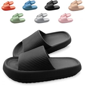 Kalanka-Claquettes Femme Homme Antidérapante Pantoufles De Douche Soft Chaussons De Bain Sandales Chaussure De Plage Piscine Maison Slippers - Neuf