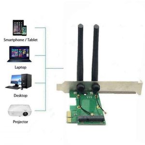 Pour carte sans fil PC WiFi Mini PCI-E Express vers adaptateur PCI-E - Neuf
