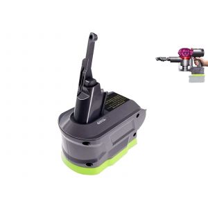 Adaptateur de batterie Dyson V6 pour batterie au lithium Ryobi 18 V - Neuf
