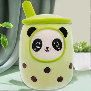 Peluche Bubble Tea, Peluche Boba Tea, Peluche Coussin, Peluche Bubble Tea, Peluche Coussin, Jouet Enfant, Cadeau D'anniversaire (Vert, 35 Cm/13,7 - Neuf