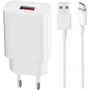 Chargeur Rapide Compatible Avec Xiaomi Redmi Note 13/12/11s/11/13 Pro/12 Pro/11 Pro/9 Pro/8 Pro/10 Pro/10s/9t,Redmi 13c/12/A3/9,Xiaomi Mi 10/10t/10t Lite/11t Lite. Et C&acirc;ble 1.5m[Z2181] - Neuf