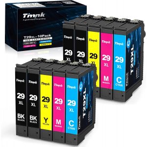 29XL Cartouche d'encre Compatible pour Epson 29 XL 29XL pour Epson XP-335 XP-235 XP-342 XP-345 XP-435 XP-245 XP-332 XP-247 XP-432 XP-255 XP-455 XP-452 (10 Pack) - Neuf