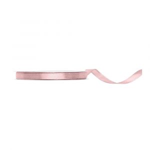 RUBAN SATIN DOUBLE FACE 6MMX25M VIEUX ROSE CLAIR - Neuf