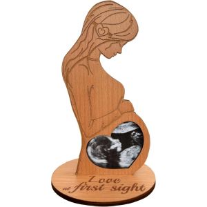 Cadre Photo &Agrave; &Eacute;chographie Pour B&eacute;b&eacute; &iquest; Cadeau Pour Femme Enceinte | Cadeau Pour &Eacute;pouse Enceinte De La Part D'un Mari | Cadeau Pour Future Maman Pour Une Amie Enceinte - Neuf