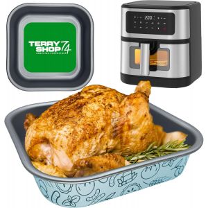 NouvelHorizonstore-Mini plaques de cuisson pour friteuse &agrave; air, aluminium antiadh&eacute;sif r&eacute;utilisables, belles et confortables - Neuf