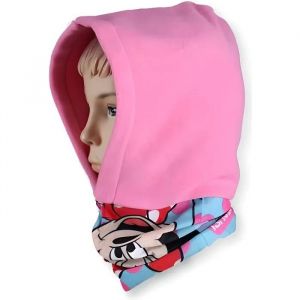 Cagoule Cache Cou Fille - Minnie Unique Rose - Neuf