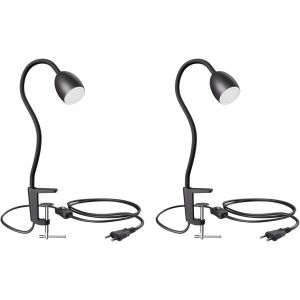 Lampe de serrage GU10 KLUK avec col de cygne, blanc incl. GU10, blanc chaud, 4,914W, 450lm - Neuf