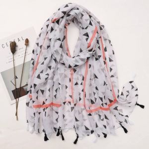 2022 Marque De Créateur Automne Luxe Gris Dames Léopard Sauvage Écharpe Femme Longue Écharpe Châle Mince Marron À La Mode Écharpe Longue Châle-Taille Unique-58 - Neuf