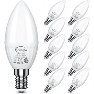 Kalanka-Ampoule Led E14, 5w (&iquest;&iquest;Quivalent 50w) Ampoule De Bougie, Blanc Pur 5000k, 560 Lumens, Non Dimmable, Lot De 10 - Neuf