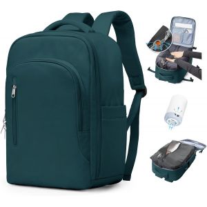 Bagage Cabine 40x30x20 Ryanair Wizzair sous vide Femme Sac &agrave; Dos Voyage Cabine Avion 45x36x20 pour Easyjet Bagage &agrave; Main Sac &agrave; dos pour ordinateur 14 pouces Femme.[T206] - Neuf