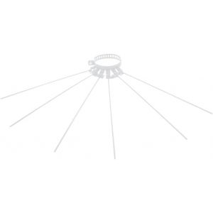 KGABERY-Sb063 B B Séchoir À Linge Pour Poêle Blanc,Convient Pour Les Tubes De Poêle À Granulés Et Normaux Réglable De 8 À Cm.13 Cm - Neuf