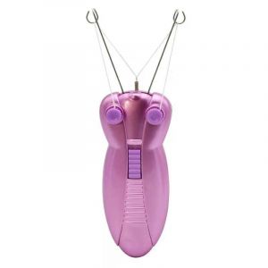 Épilateur Facial Électrique Pour Femme, Épilateur De Beauté Pour Femme, Rasoir À Poils Faciaux En Coton (Violet). - Neuf